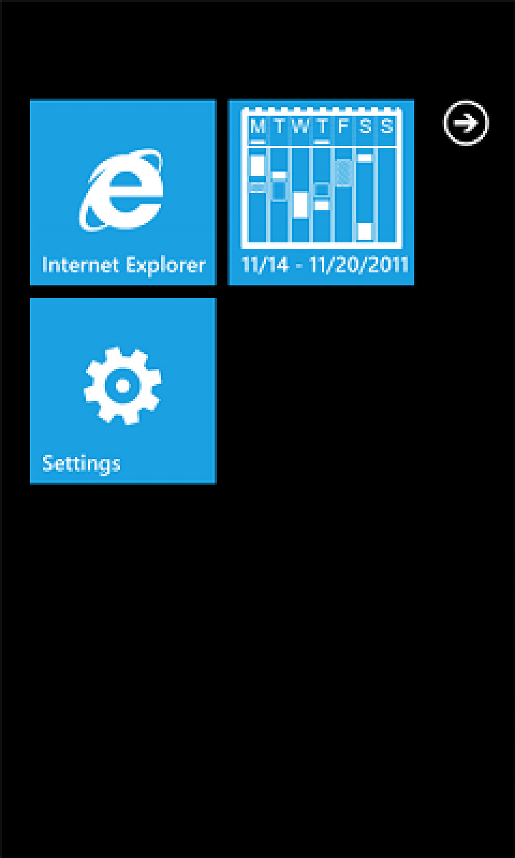 Week View pro Windows Phone