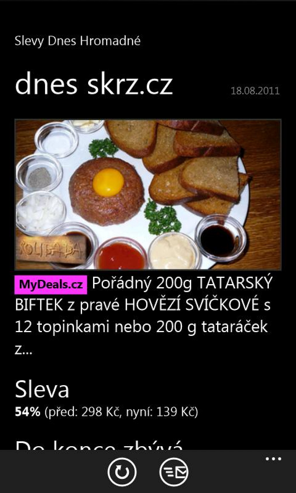 Slevy pro WP7
