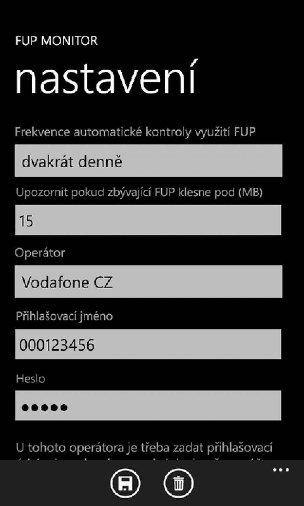 FUP Monitor