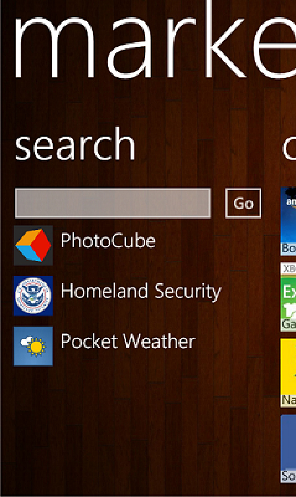 Marketplace Search