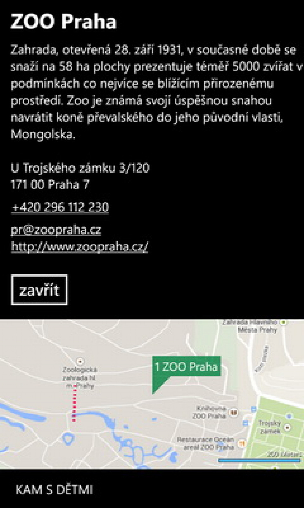 Kam s dětmi
