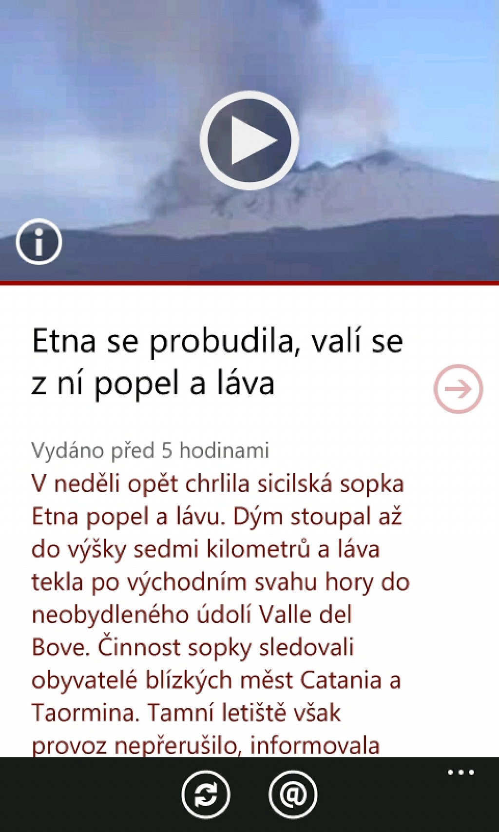 Novinky.cz Windows Phone