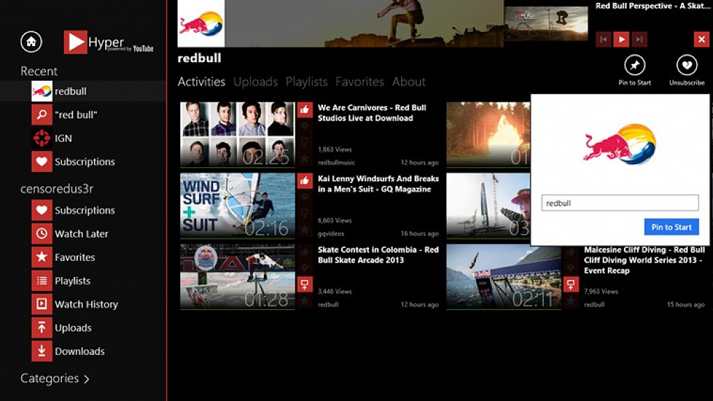 Hyper for Youtube