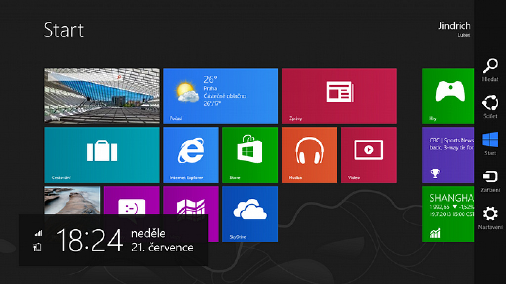 Windows 8 gesta