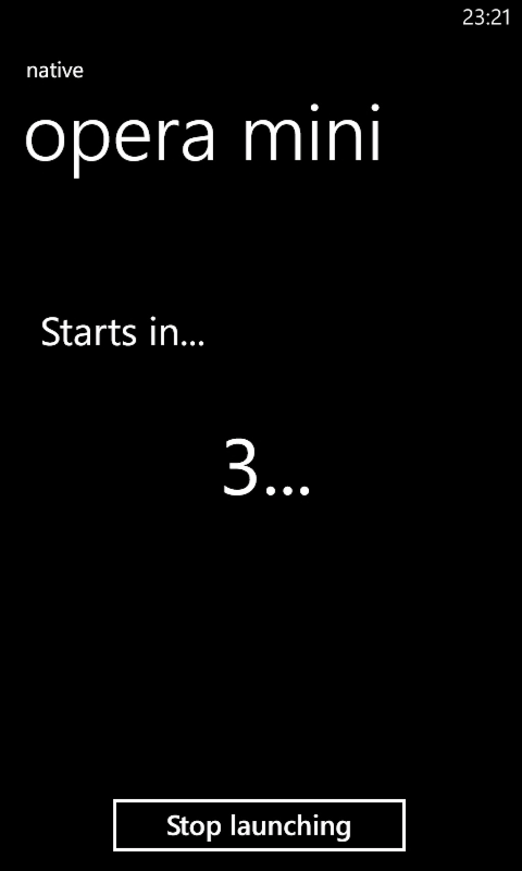 Opera mini Windows Phone 7