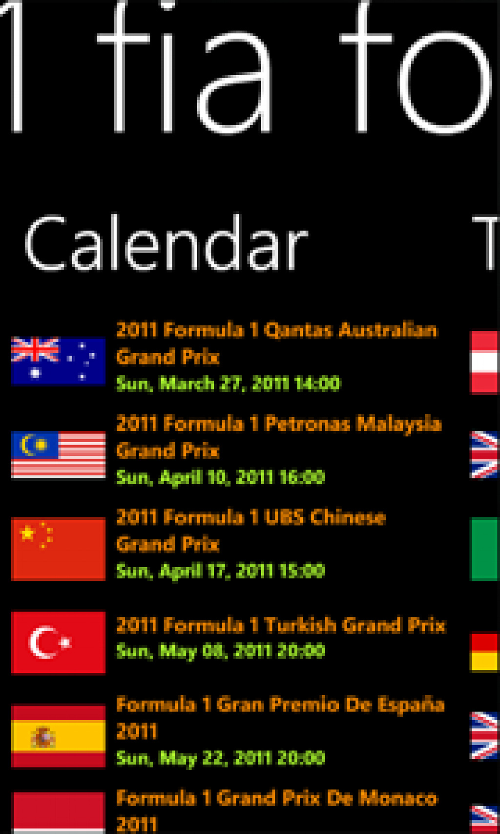 FIA Formula 1  2011