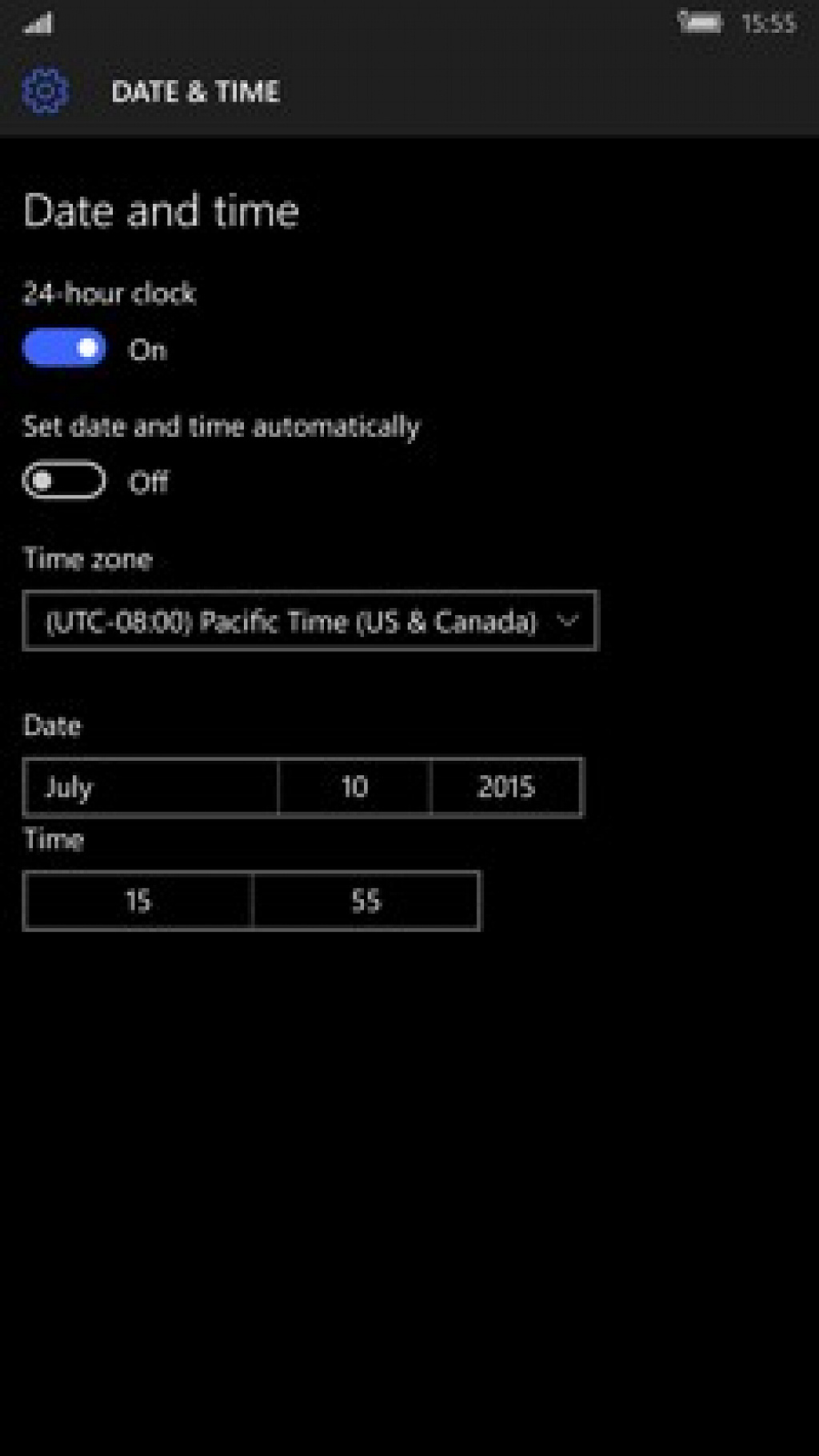 Windows 10 Mobile Build 10166 Emulator