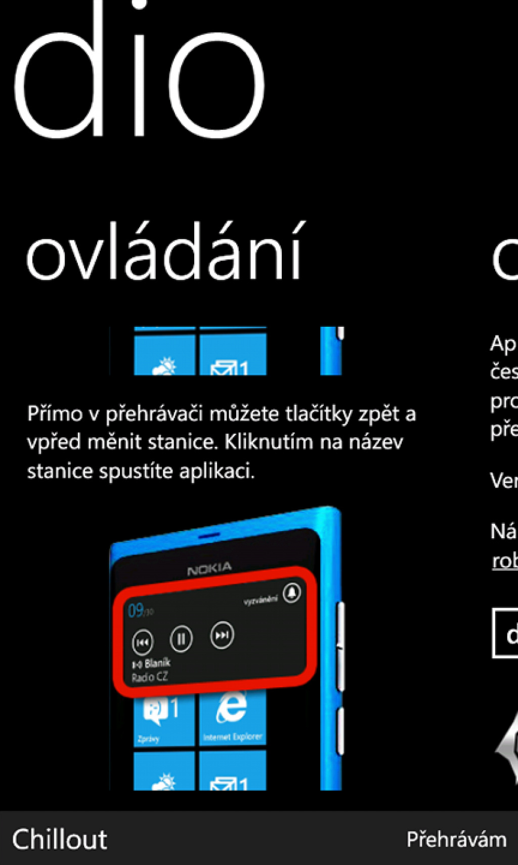 Radio pro Windows Phone 7