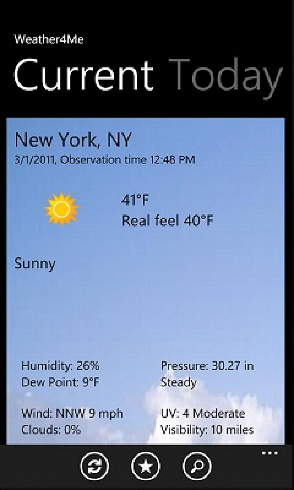 weather4me