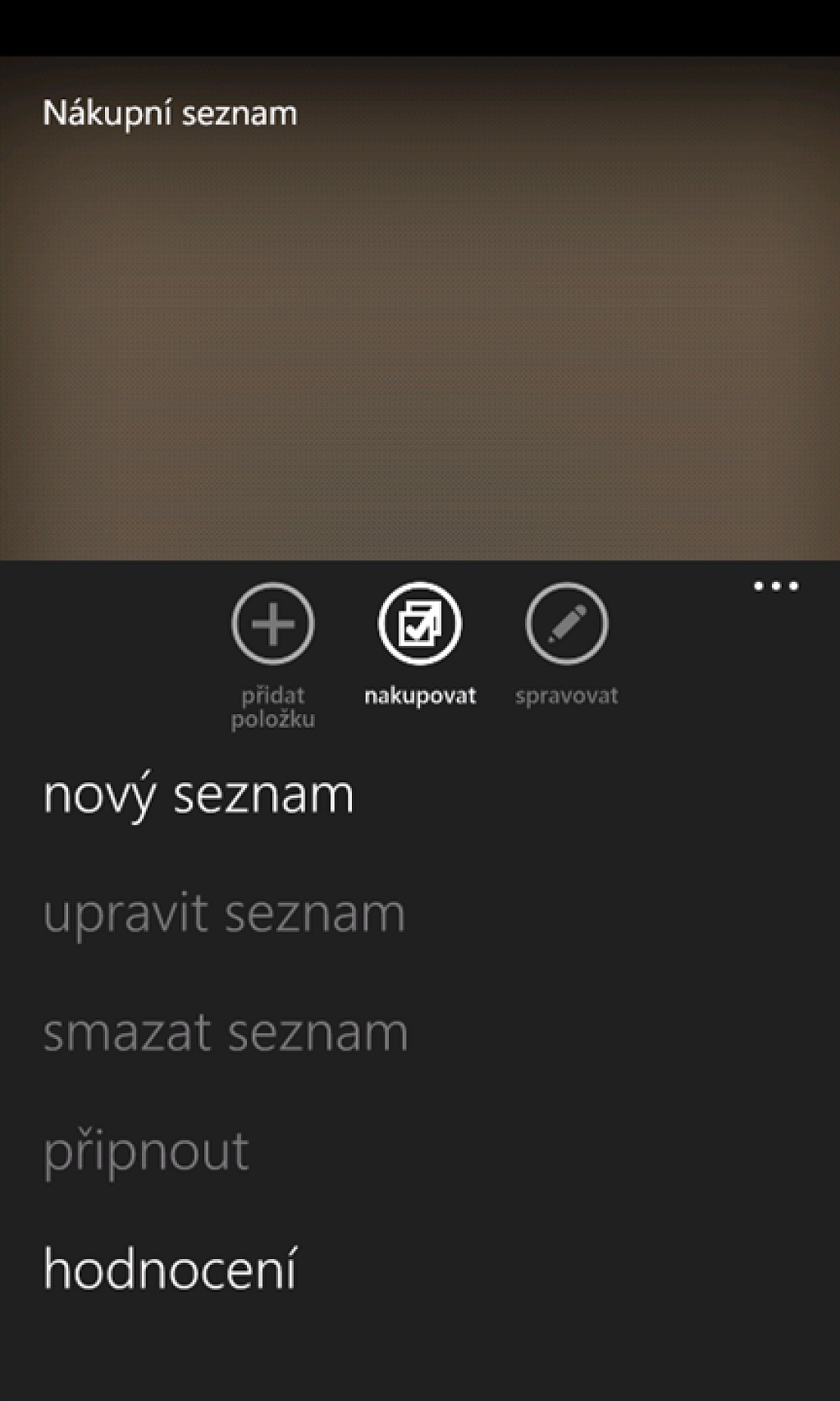 Nakupni seznam
