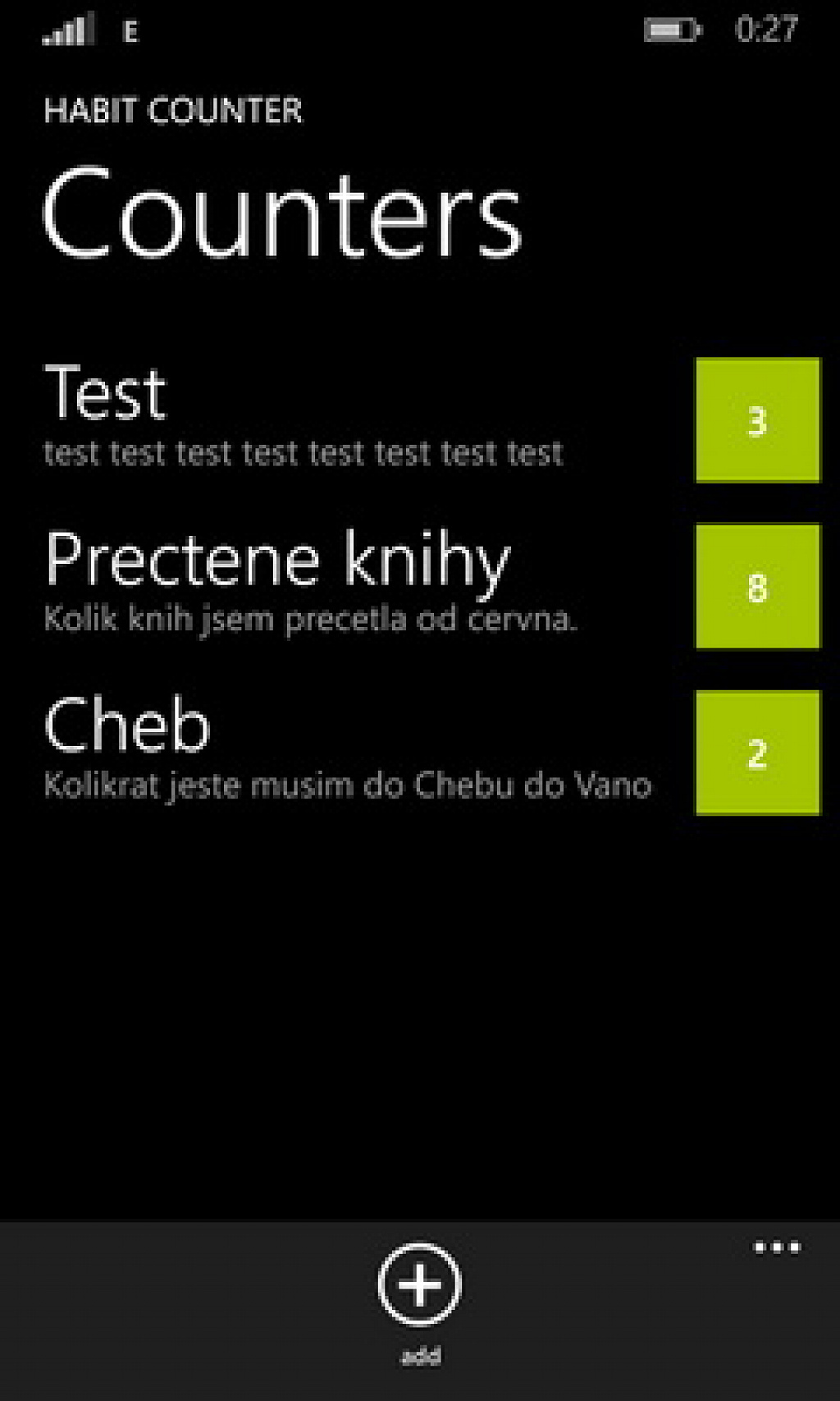 Habit Counter