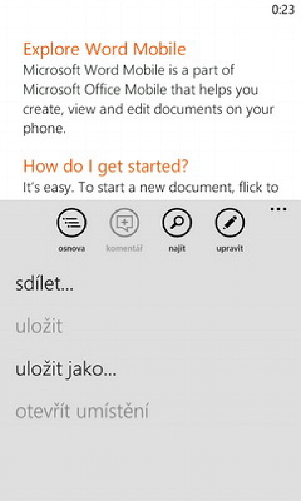Windows Phone 7.5 Mango