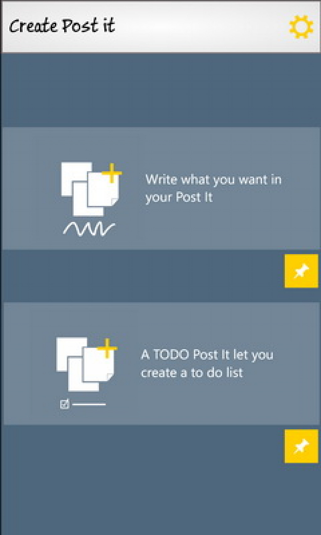 Post It Wall