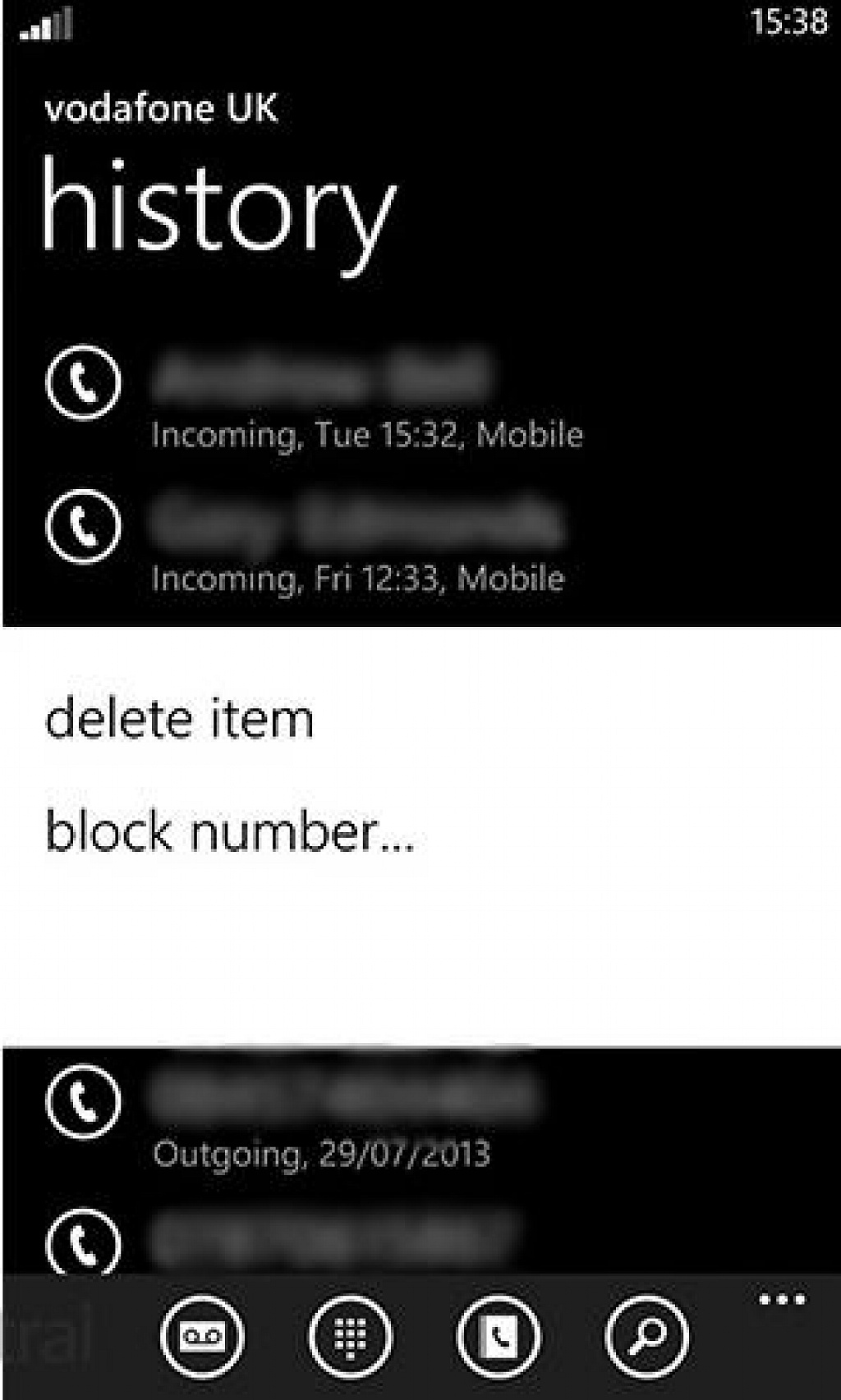 Call block
