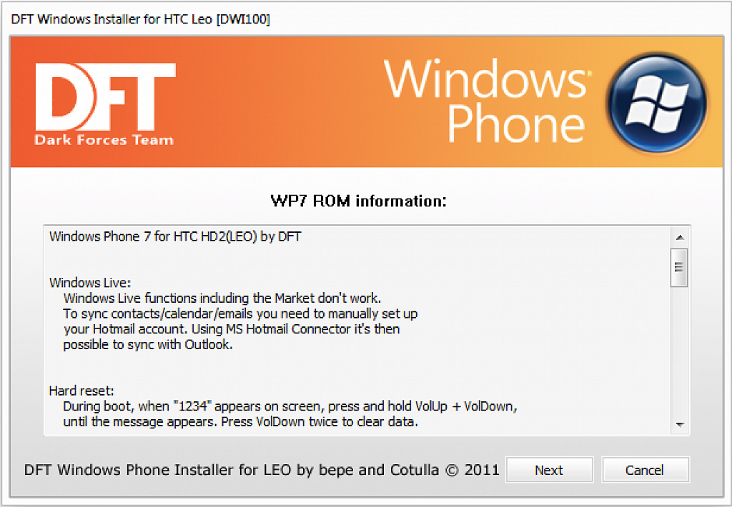 WP7 na HD2