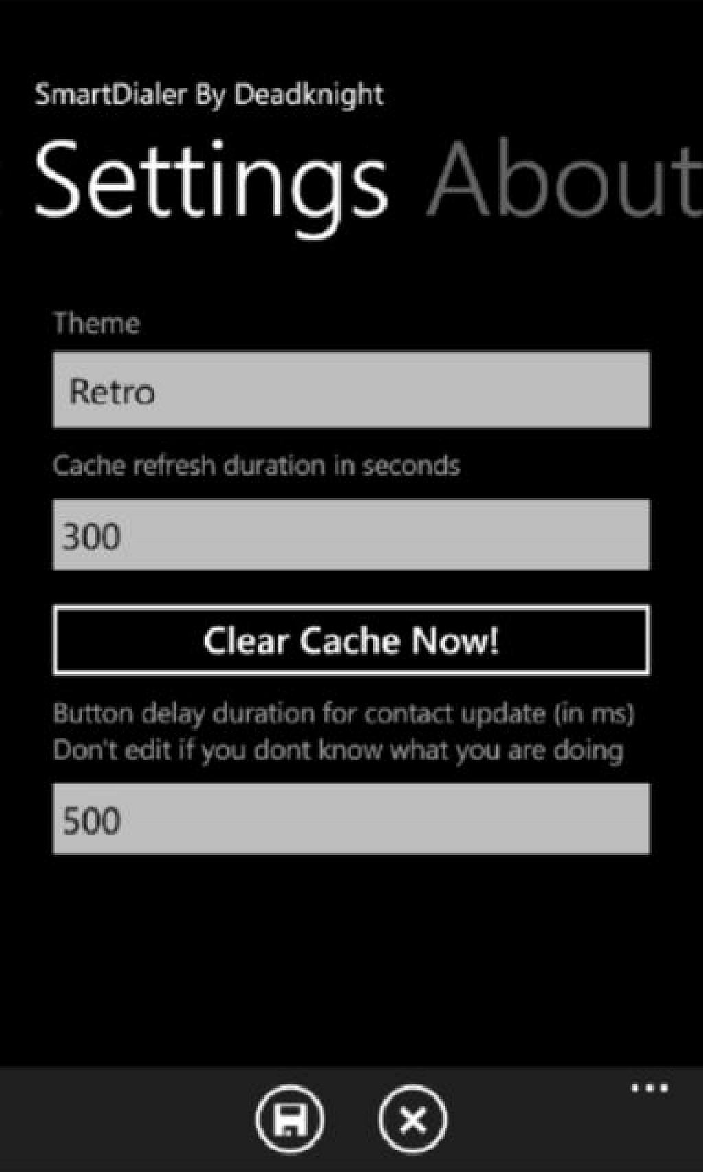 Smart dialer pro Windows phone 7