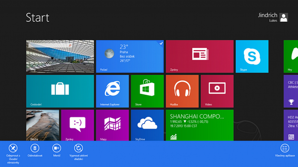 Windows 8 gesta
