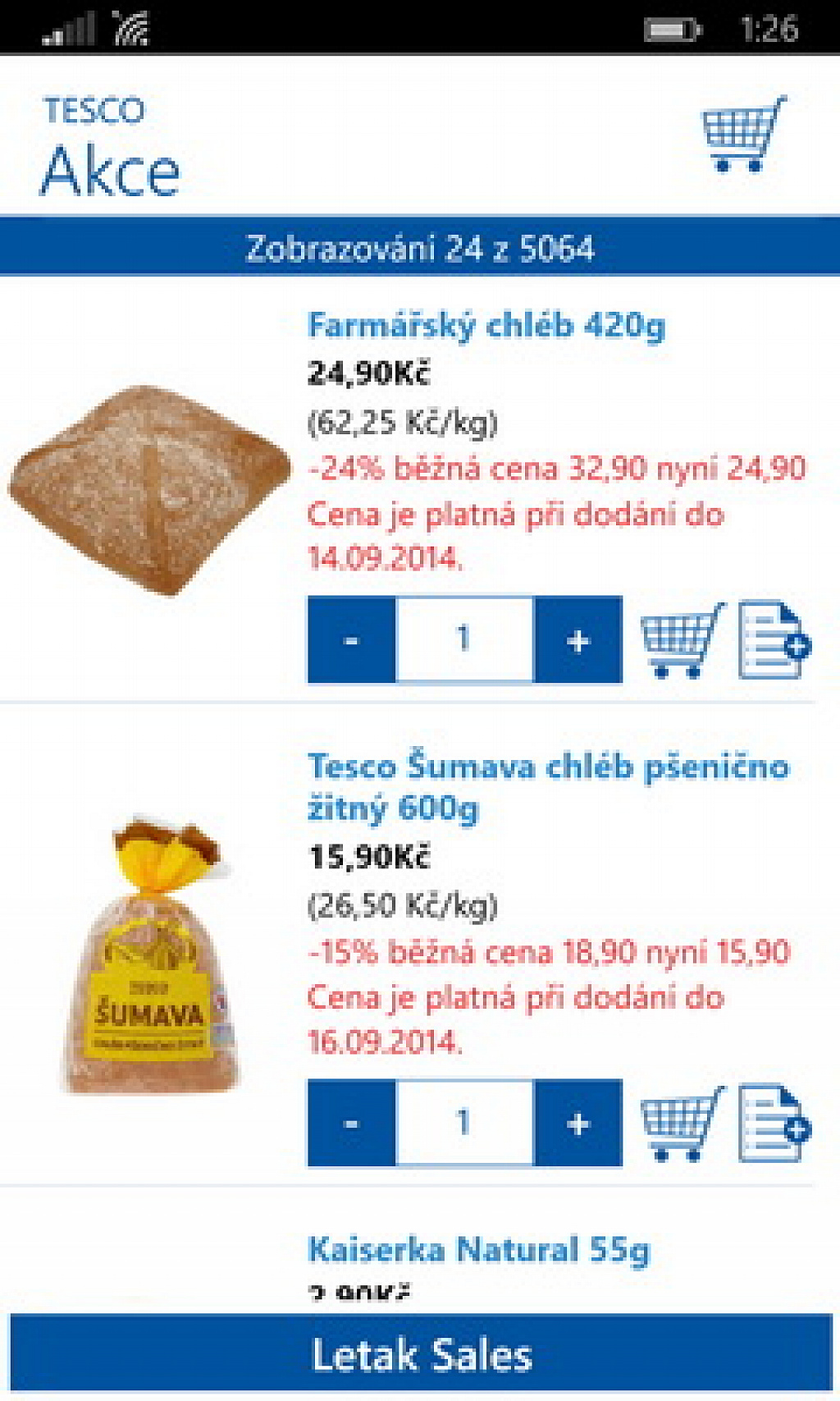 Tesco potraviny online