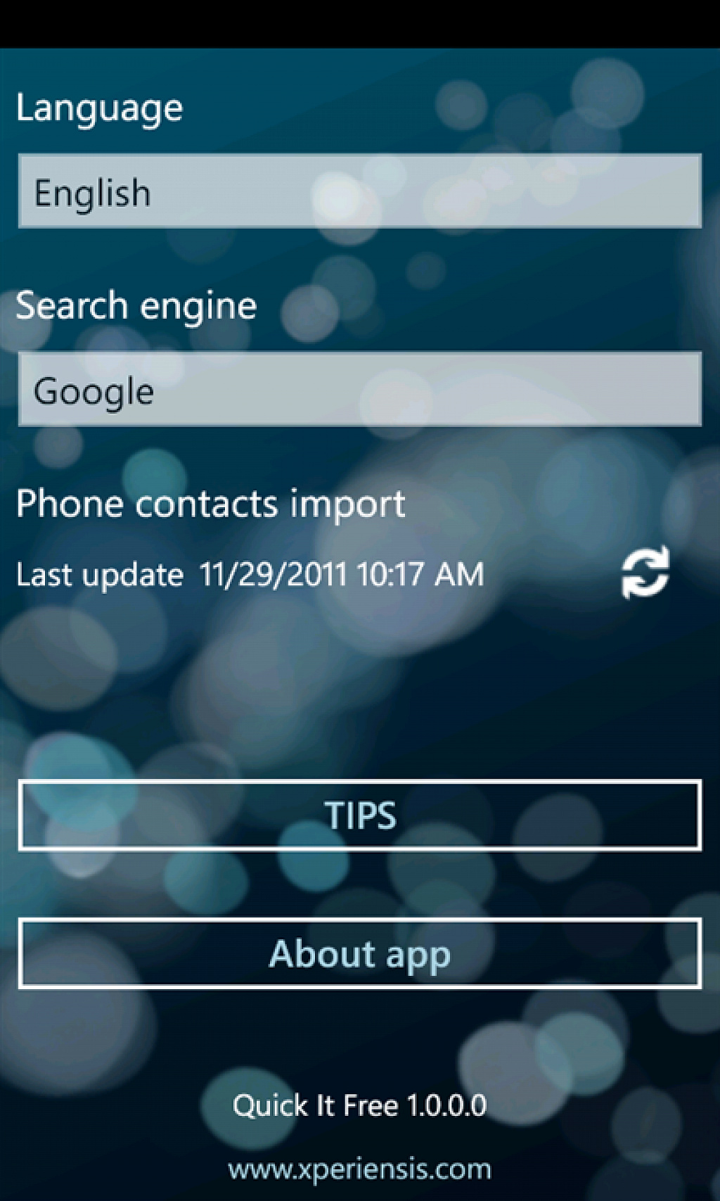 Quick It Windows Phone 7