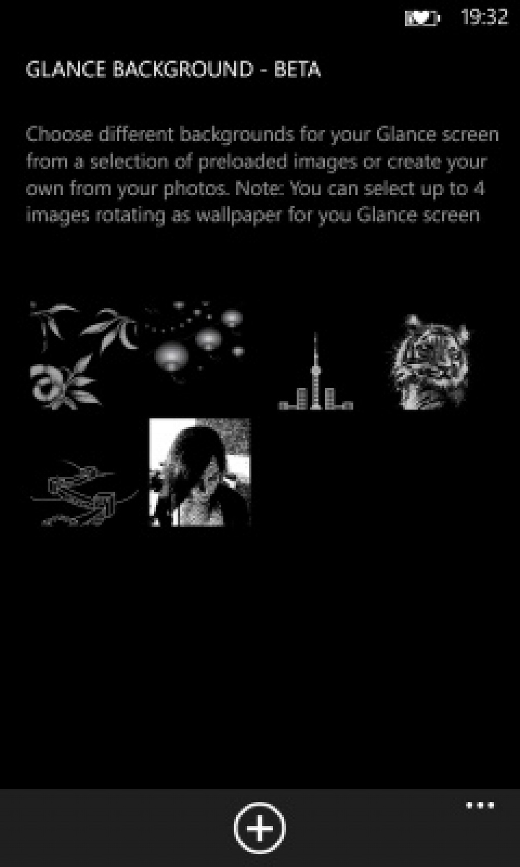Glance Screen beta