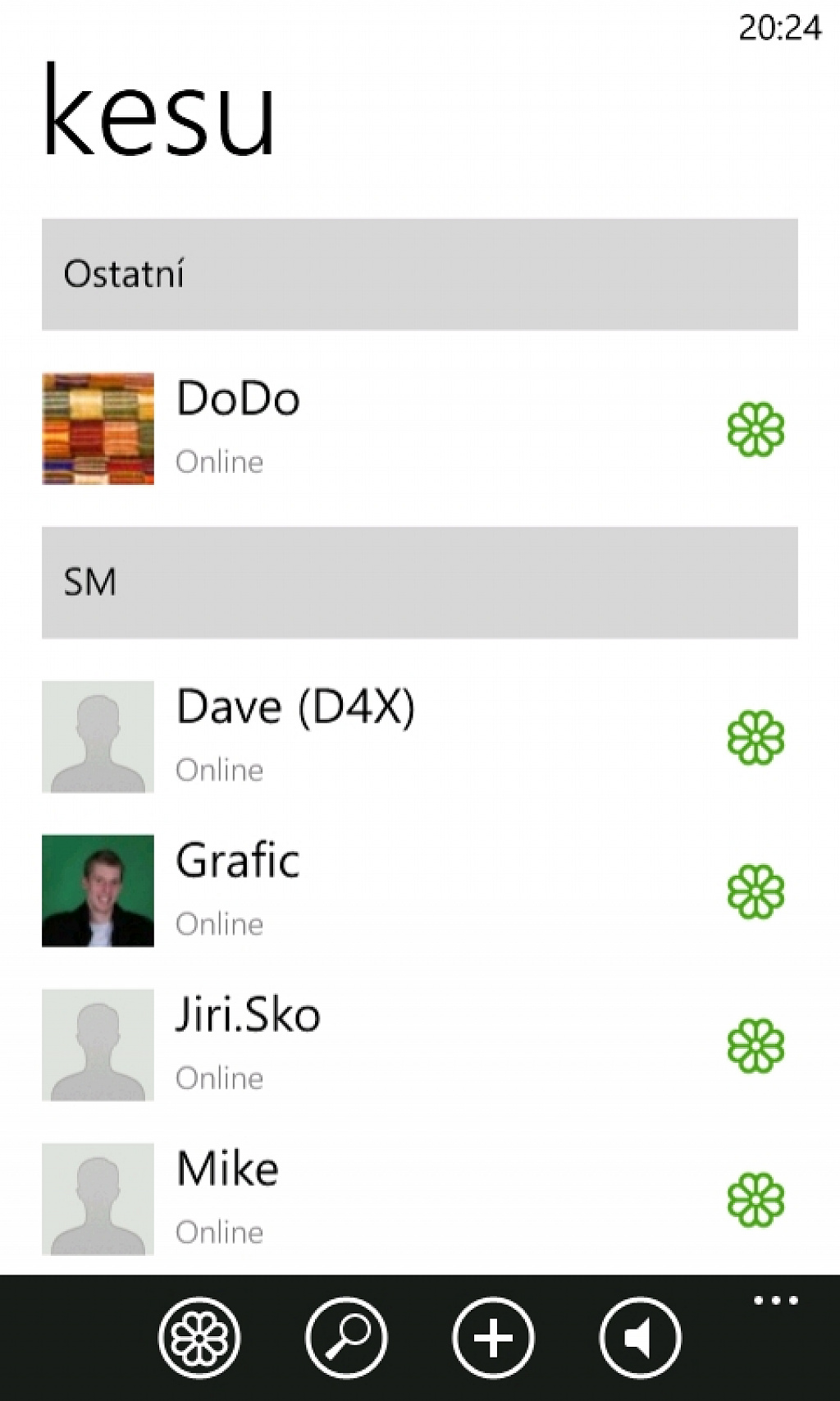 ICQ pro Windows Phone