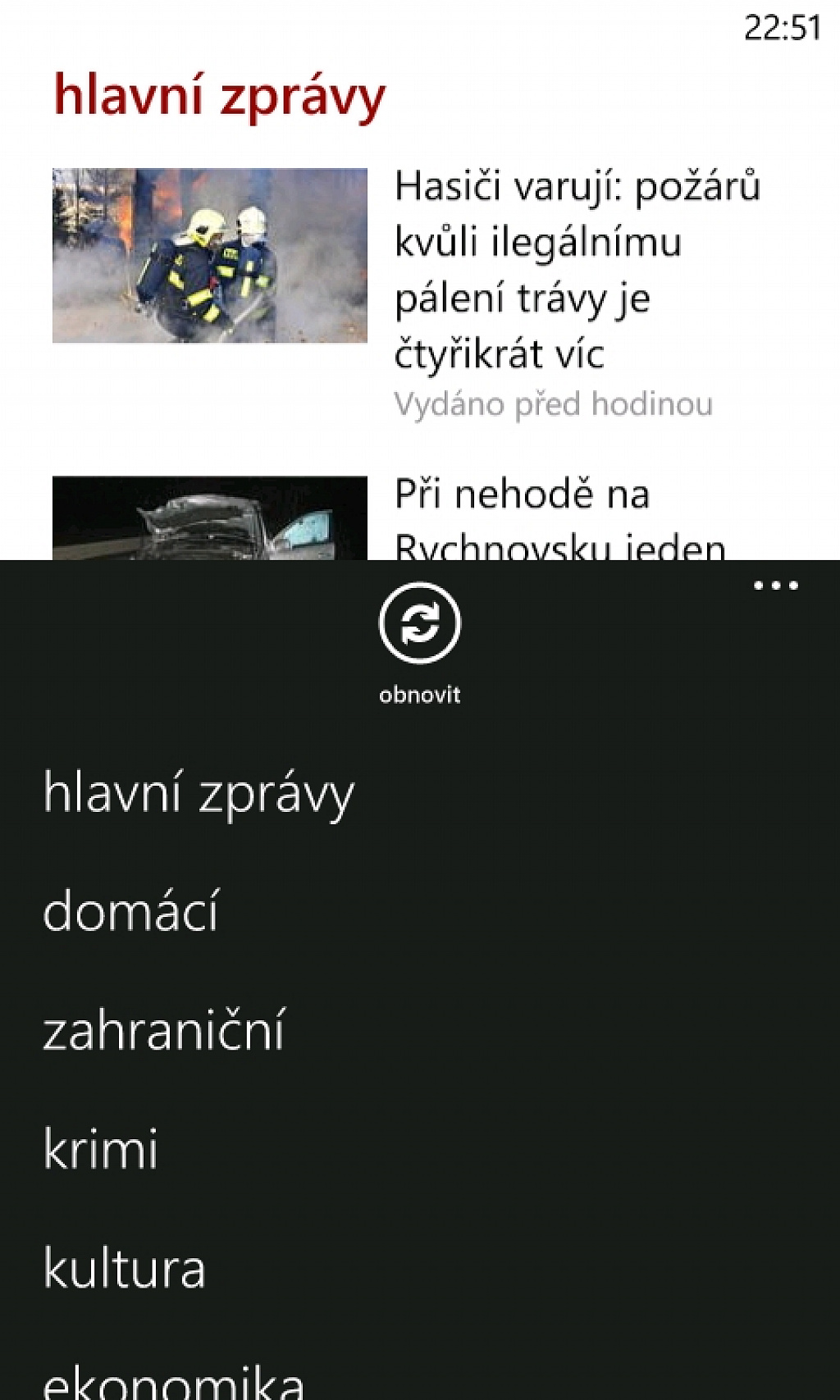 Novinky.cz Windows Phone