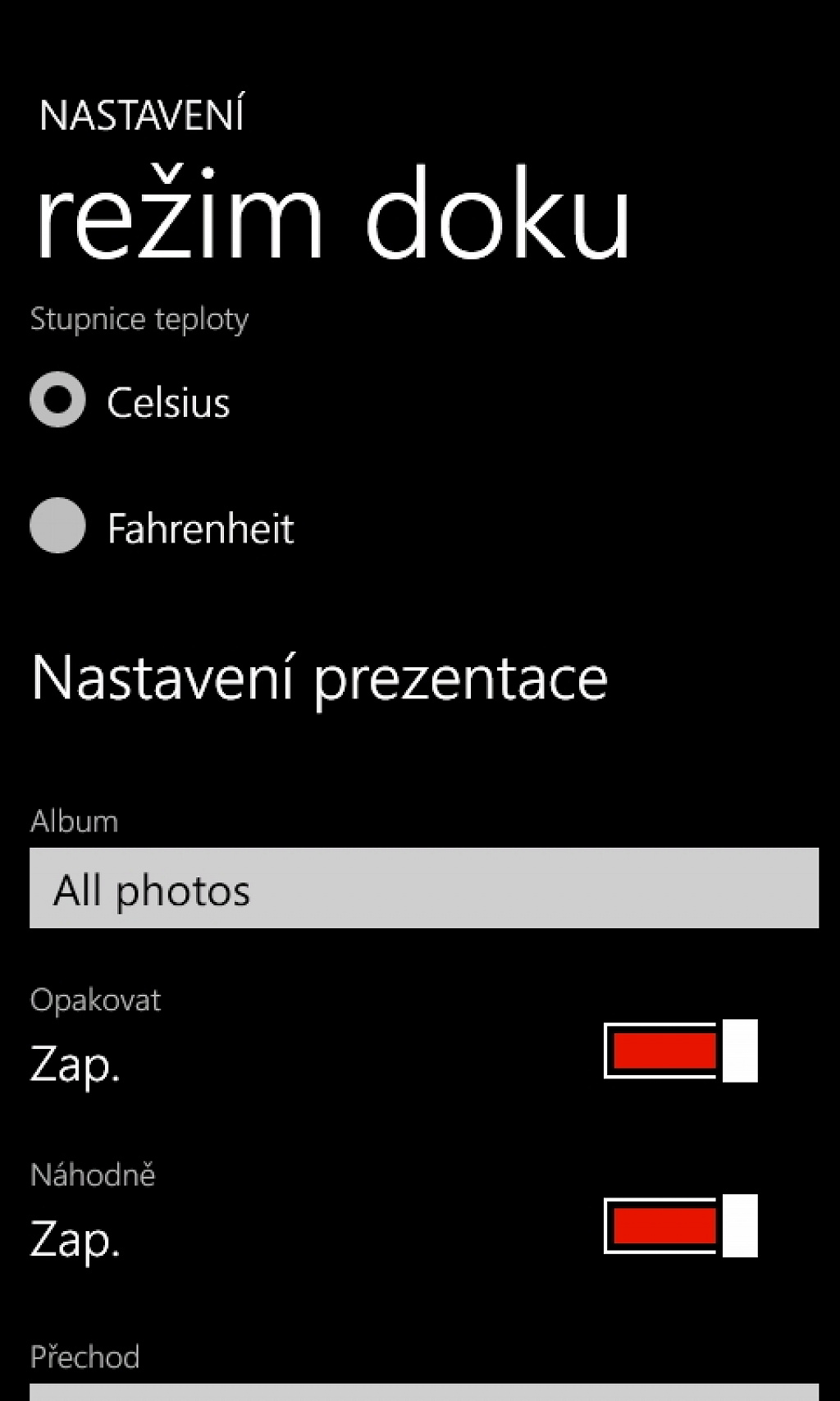 HTC Režim Doku