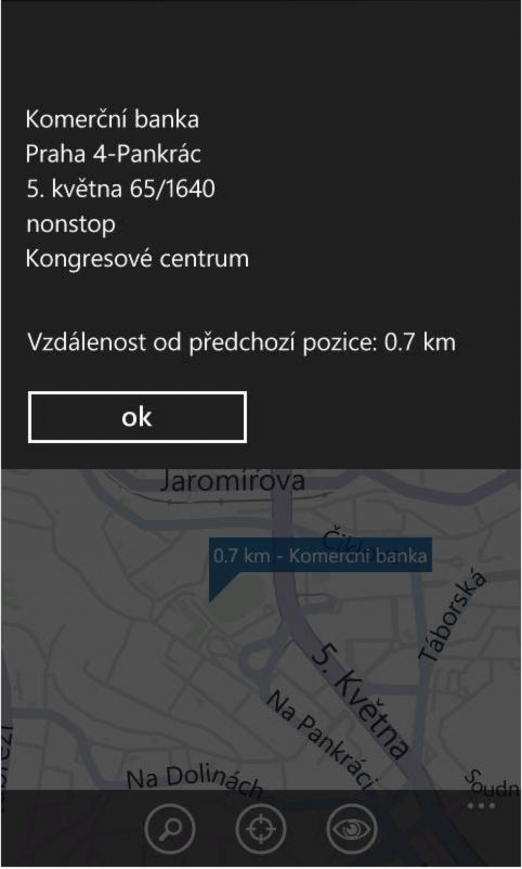 Bankomaty pro Windows Phone 7