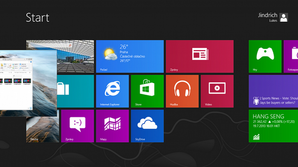 Windows 8 gesta