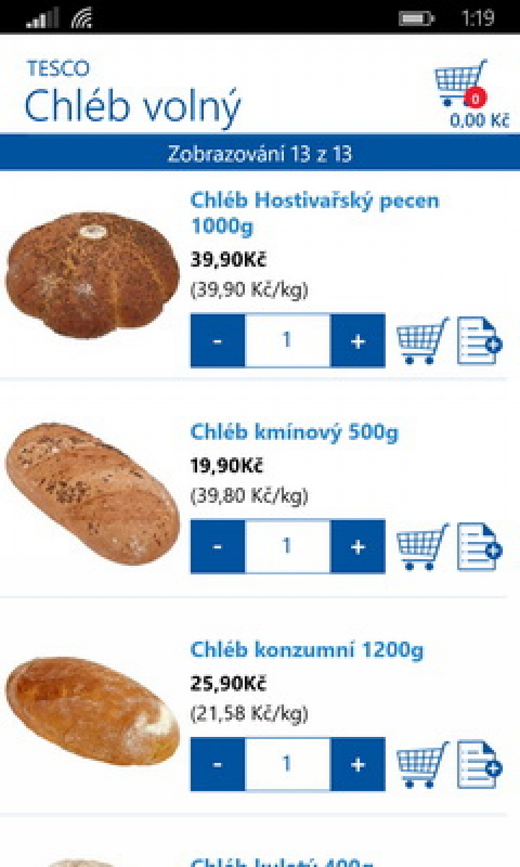 Tesco potraviny online