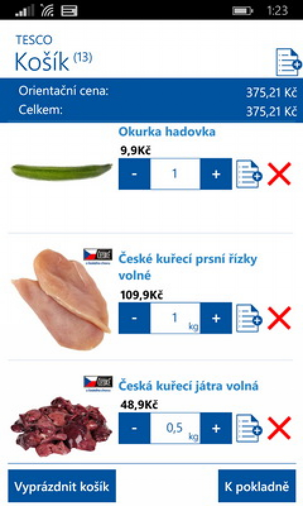 Tesco potraviny online