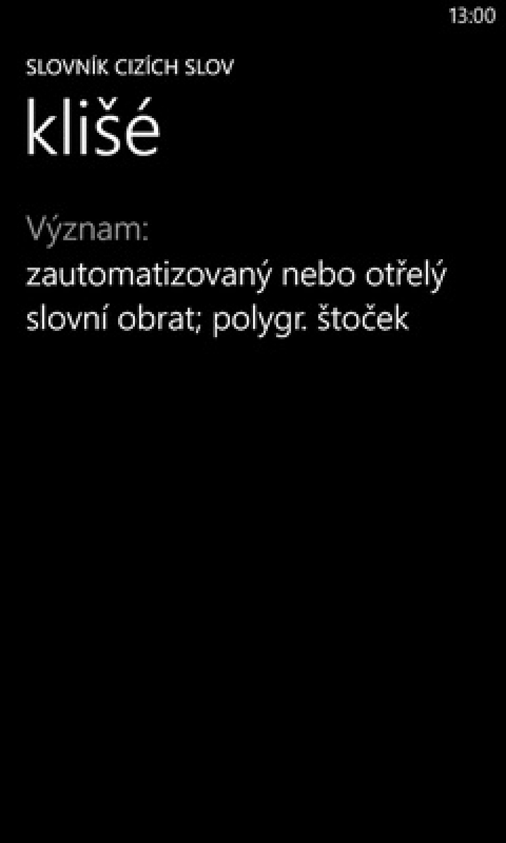 slovník