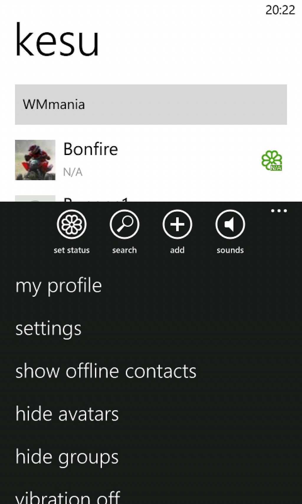 ICQ pro Windows Phone