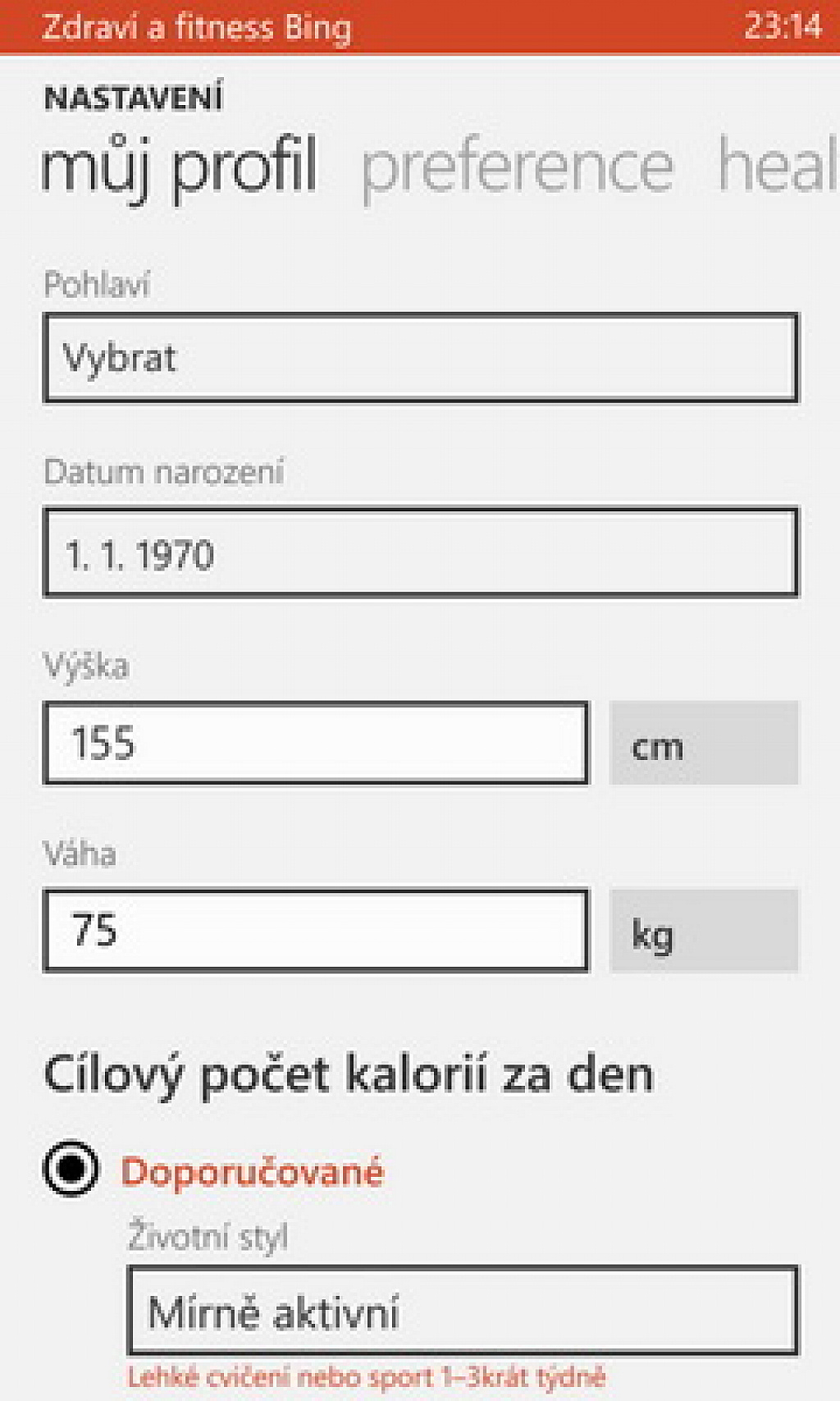 zdraví a fitness