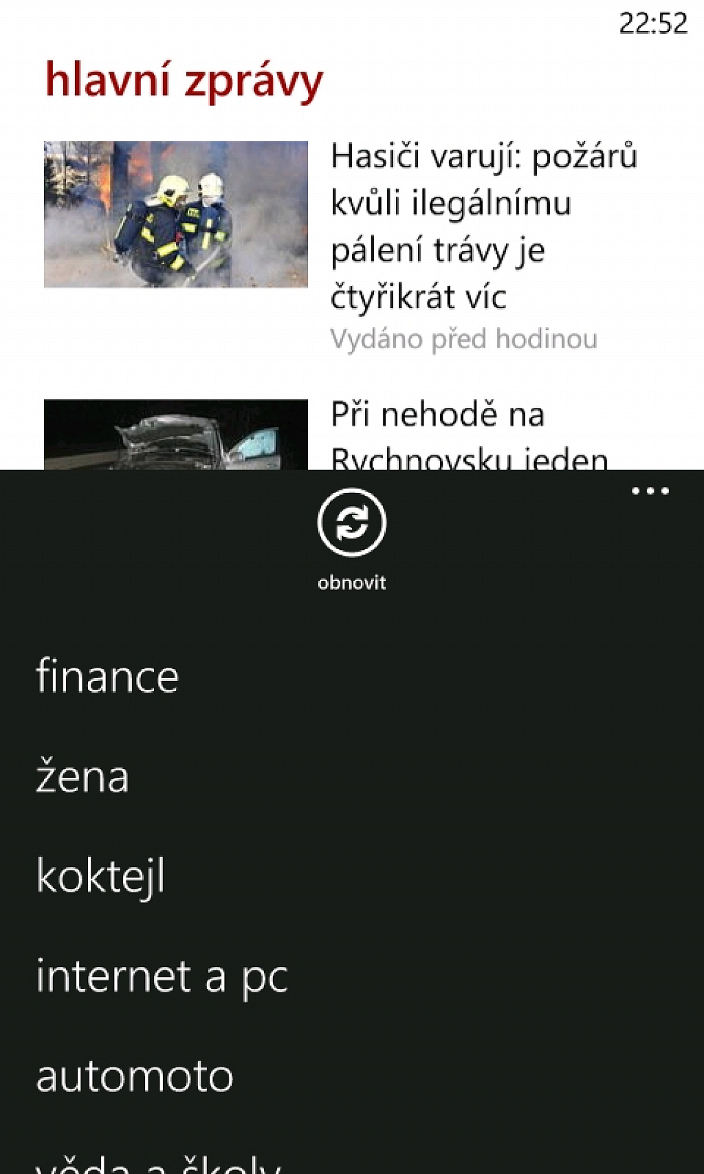 Novinky.cz Windows Phone