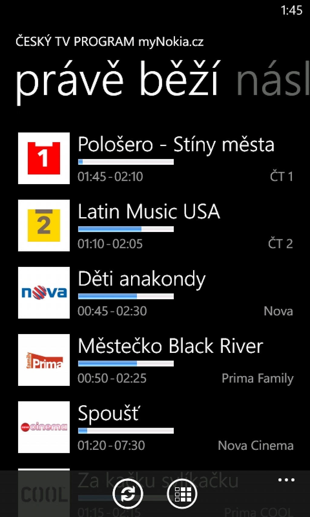 TV program