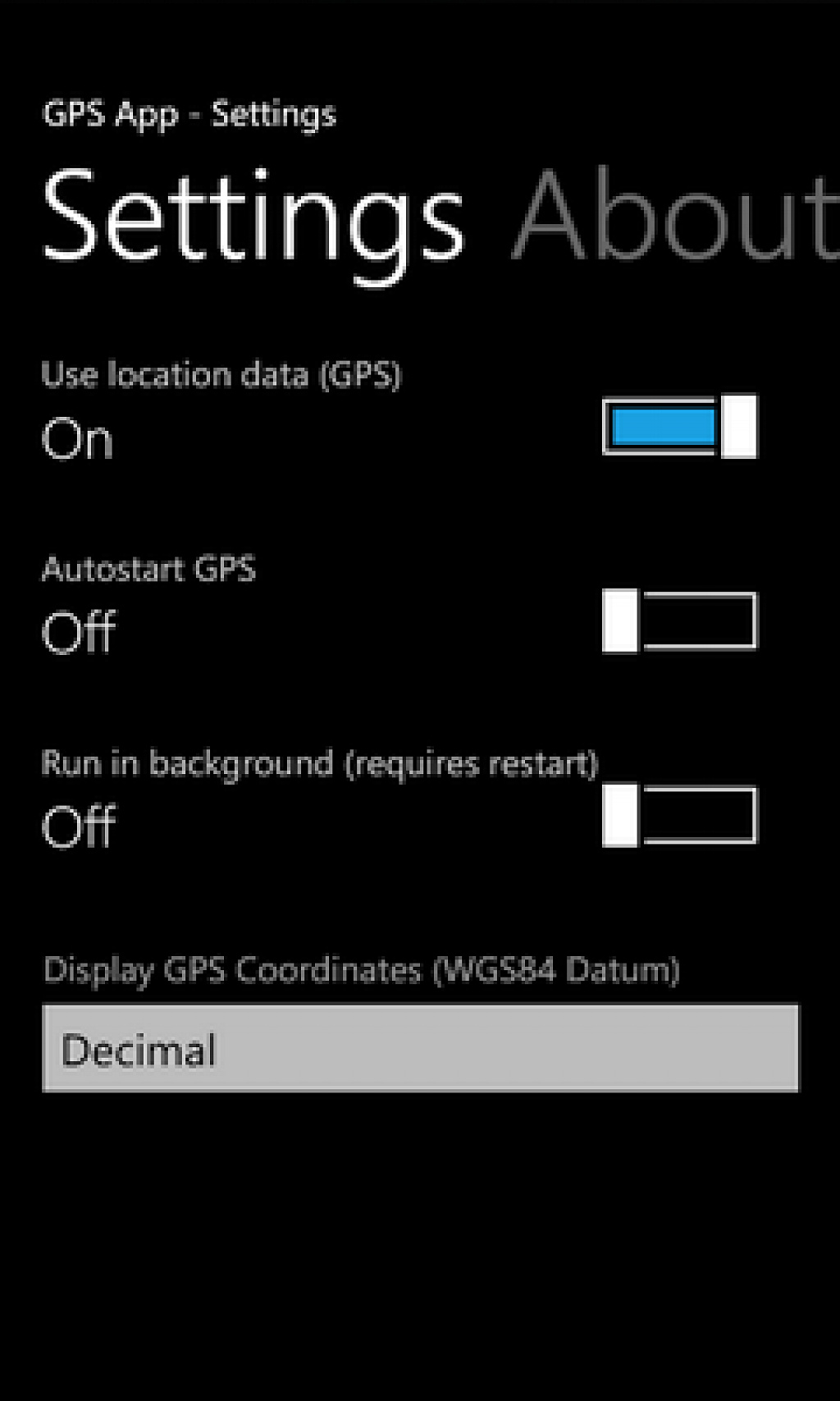 GPS App
