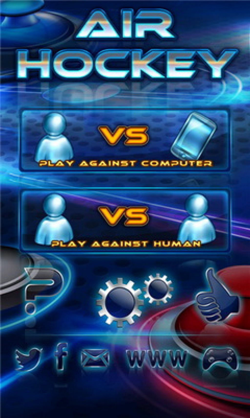 air hockey