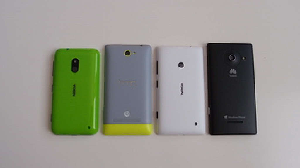 Nokia Lumia 520 vs. Nokai Lumia 620 vs. HTC 8S vs. Huawei Ascend W1