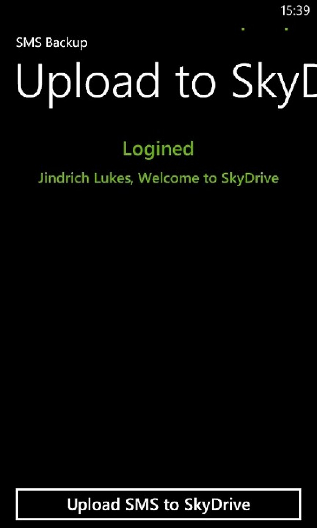 SMS Backup Windows Phone
