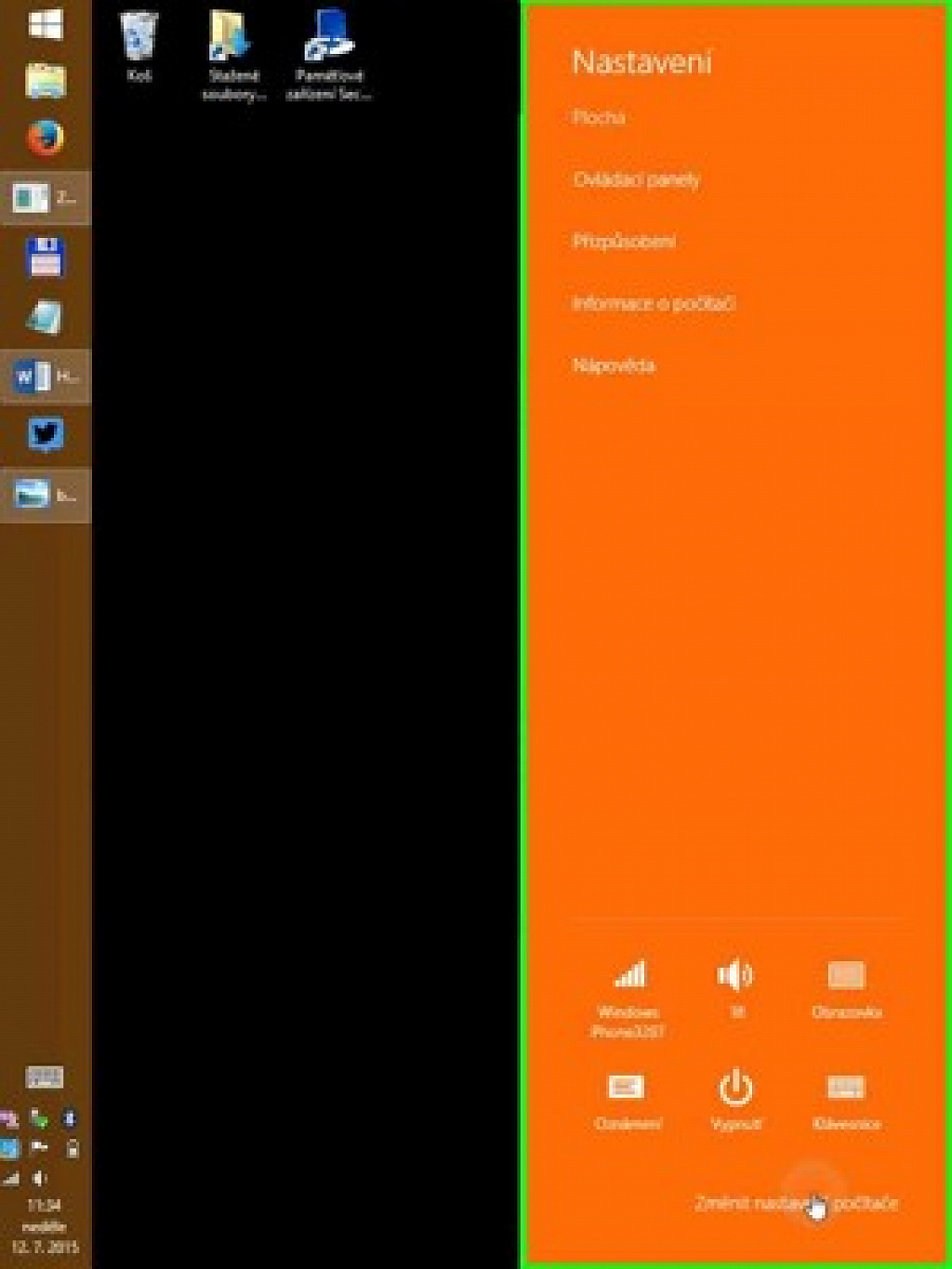 instalace z USB