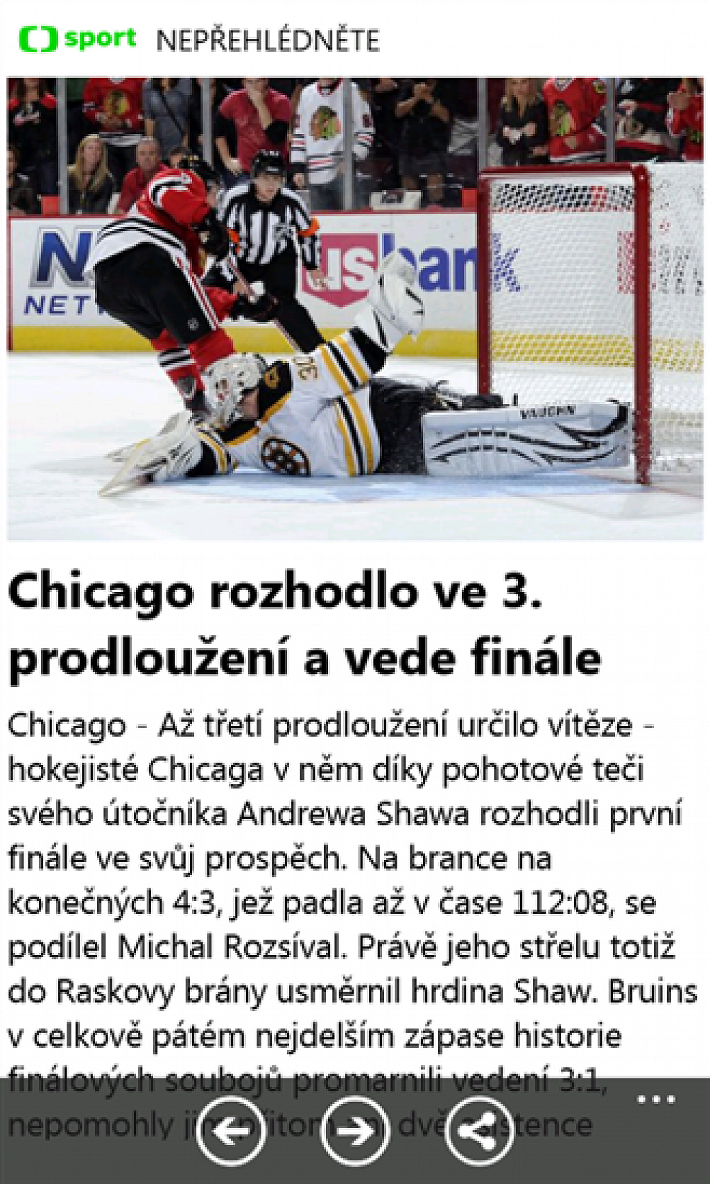 ČT sport