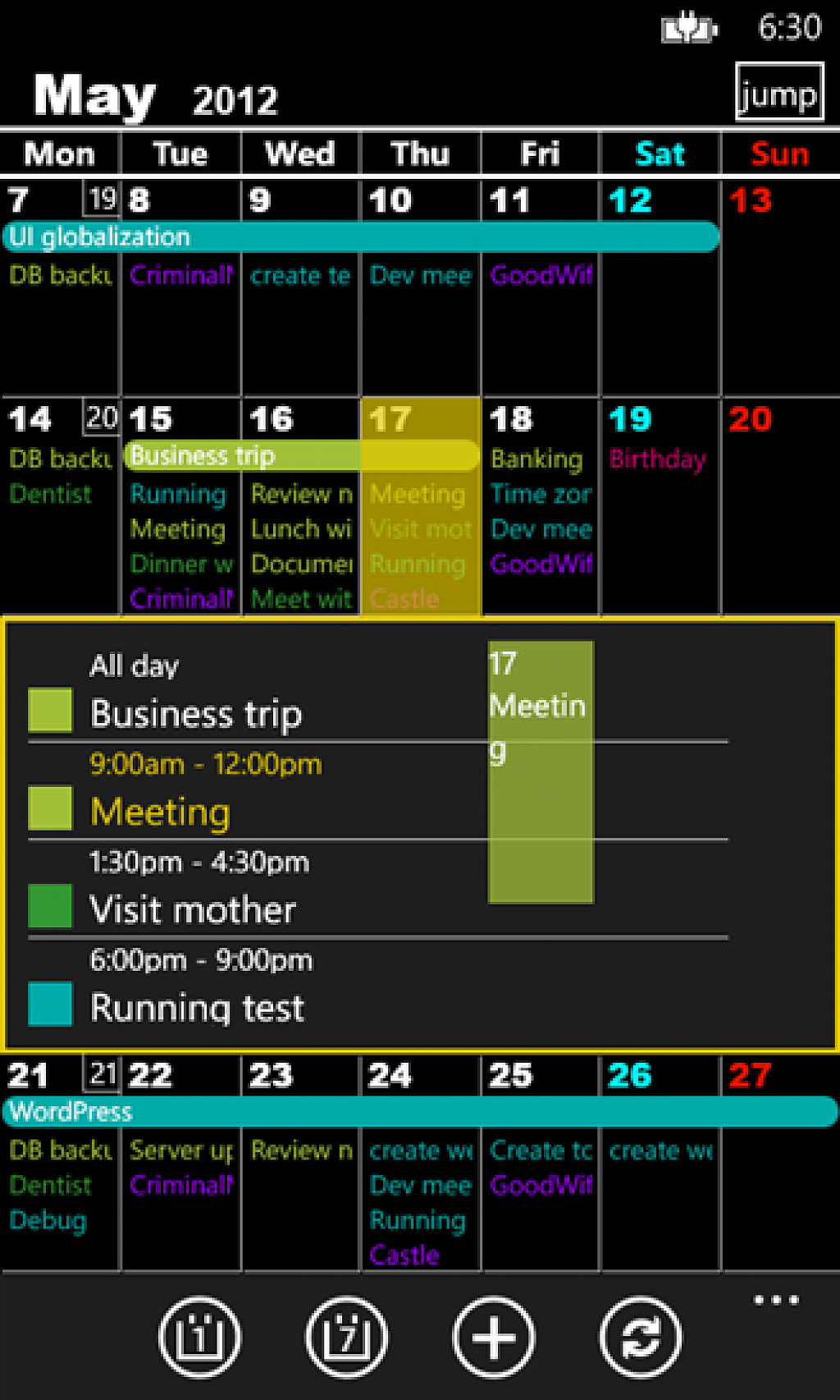VsysCalendar 