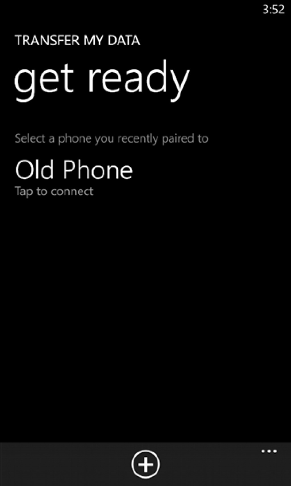 Transfer my data