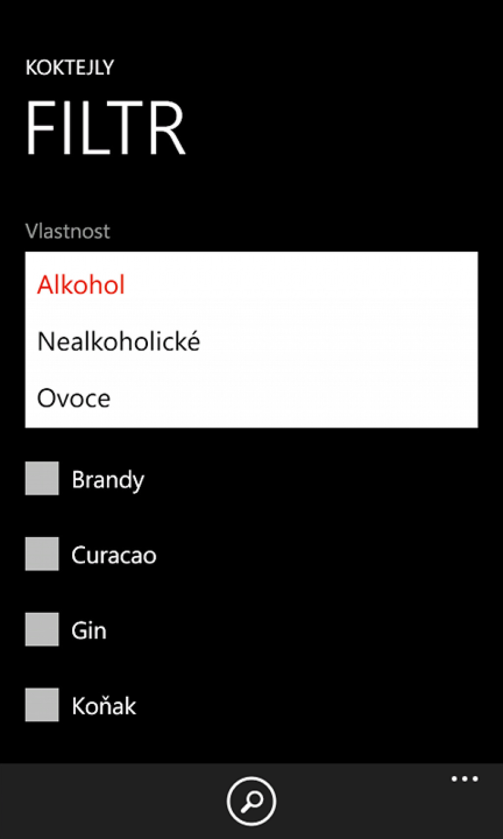 Koktejly