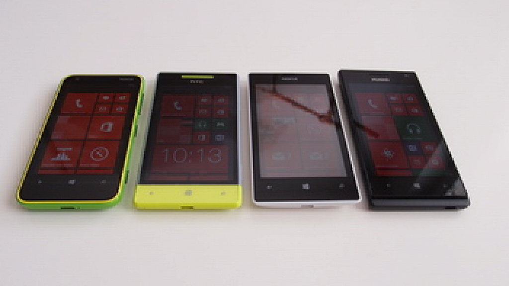 Nokia Lumia 520 vs. Nokai Lumia 620 vs. HTC 8S vs. Huawei Ascend W1