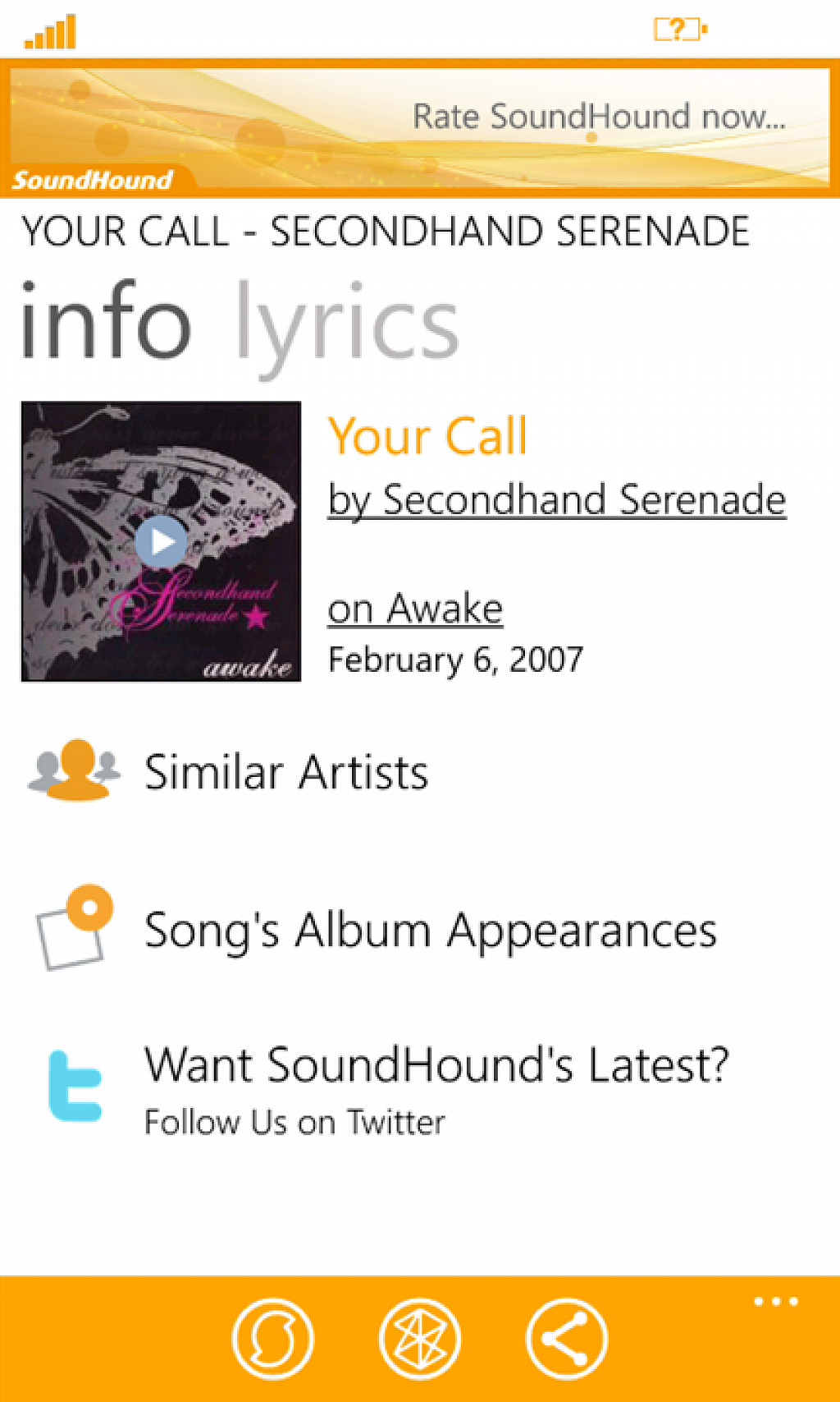 SoundHoud pro Windows Phone 7