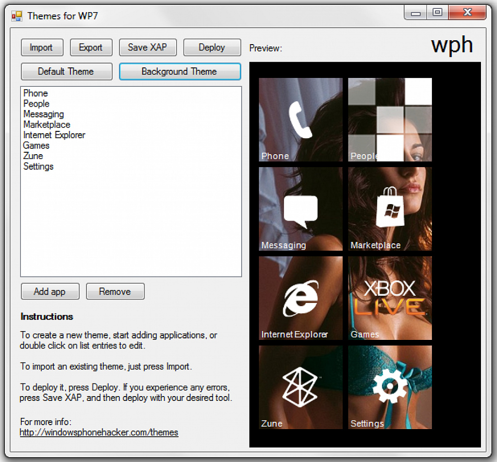 Themes for Windows Phone 7