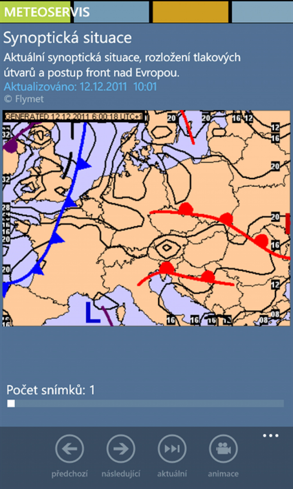 Meteoservis Windows Phone 7