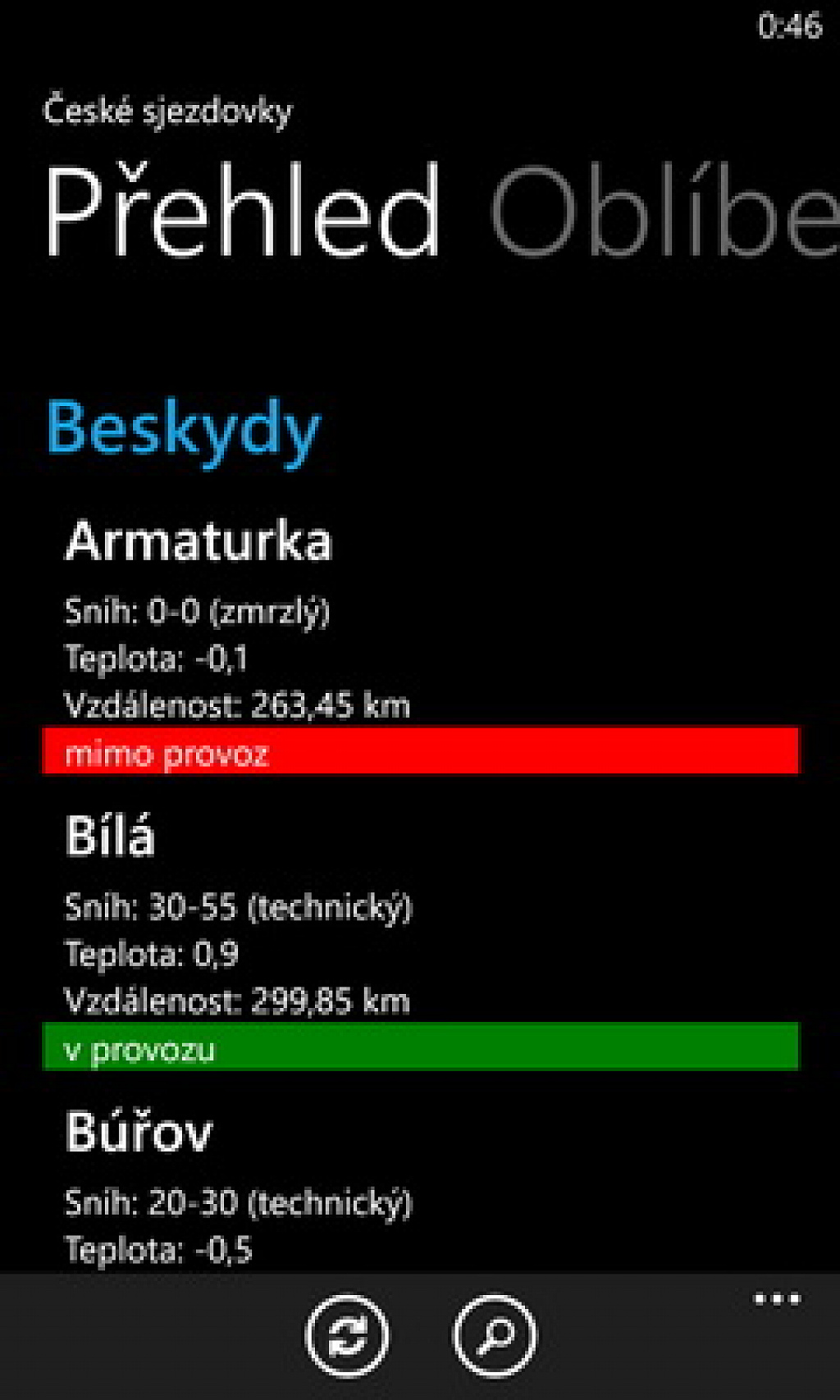 sjezdovky